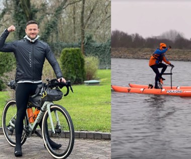 Z roweru na... rower wodny! Legenda polskiego CS'a robi wyjątkową ekspedycję