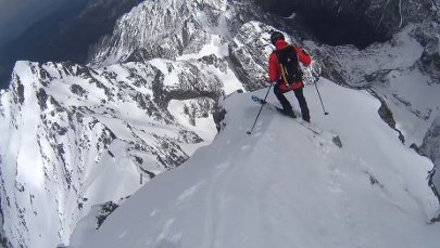 Z Rysów na nartach. Dla Andrzeja Bargiela to zabawa