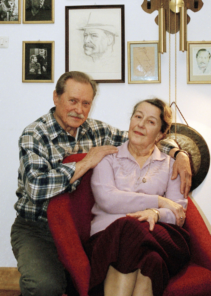 Z trzecią żoną Teresą Emil Karewicz spędził 62 lata /Maciej Billewicz /East News