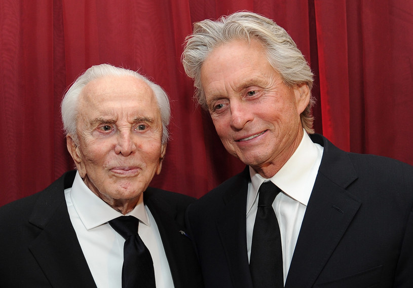 Z ukochanym synem, Michaelem, również legendą kina /Michael Buckner  /Getty Images