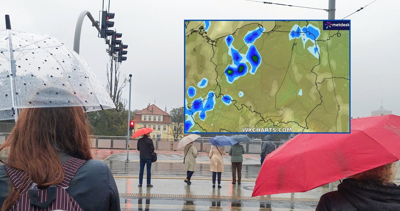 Z zachodu do Polski napłynie cieplejsze powietrze, jednak tam zrobi się jednocześnie bardziej pochmurnie i deszczowo /Piotr Skórnicki/Agencja Wyborcza.pl/WXCHARTS /