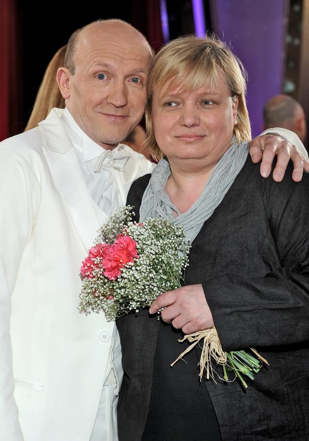Z żoną Beatą, fot.Andras Szilagyi &nbsp; /MWMedia