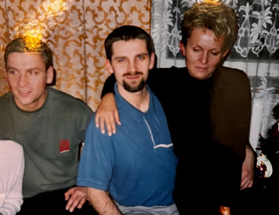 Z żoną Magdą i bratem Arturem /Archiwum rodzinne /RMF FM