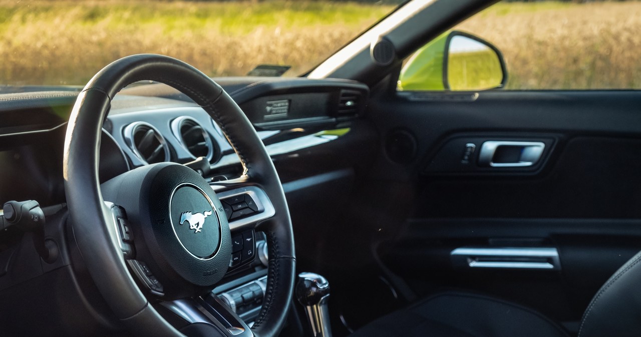 Za kierownicą trzeba uważać. Mustang GT to narowisty rumak! / Fot. Instagram: @wujekbaca /INTERIA.PL