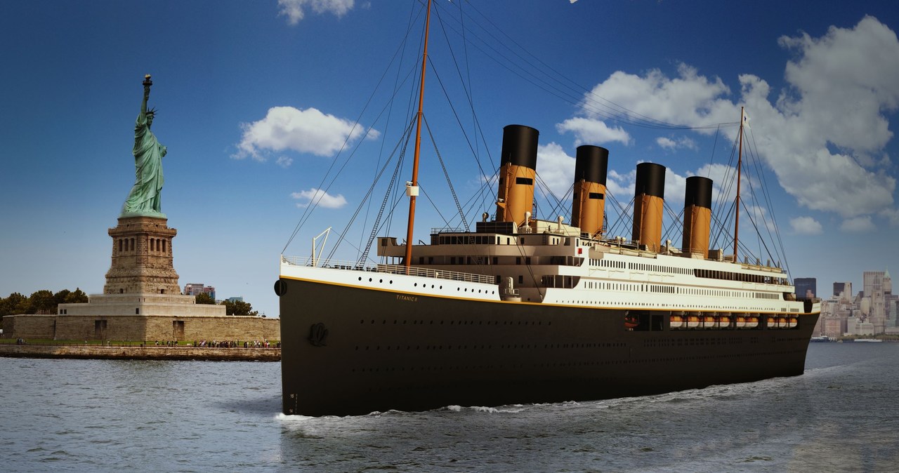 Za trzy lata w inauguracyjny rejs ma wyruszyć Titanic II. Jego budowę zapowiedział miliarder z Australii /Facebook.com/BlueStarLine /