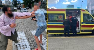 Zaatakował Azera pałką teleskopową. Sam zgłosił się na policję