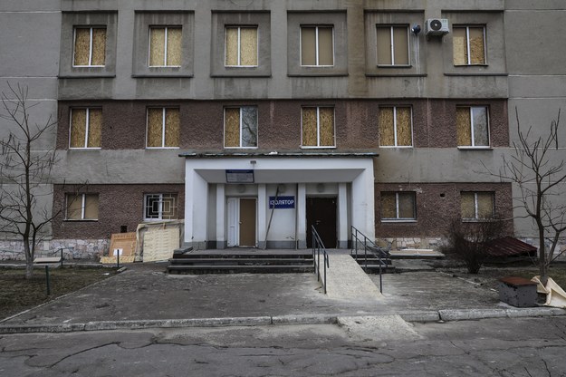 Zaatakowany przez Rosjan szpital w Żytomierzu /MIGUEL A. LOPES /PAP/EPA
