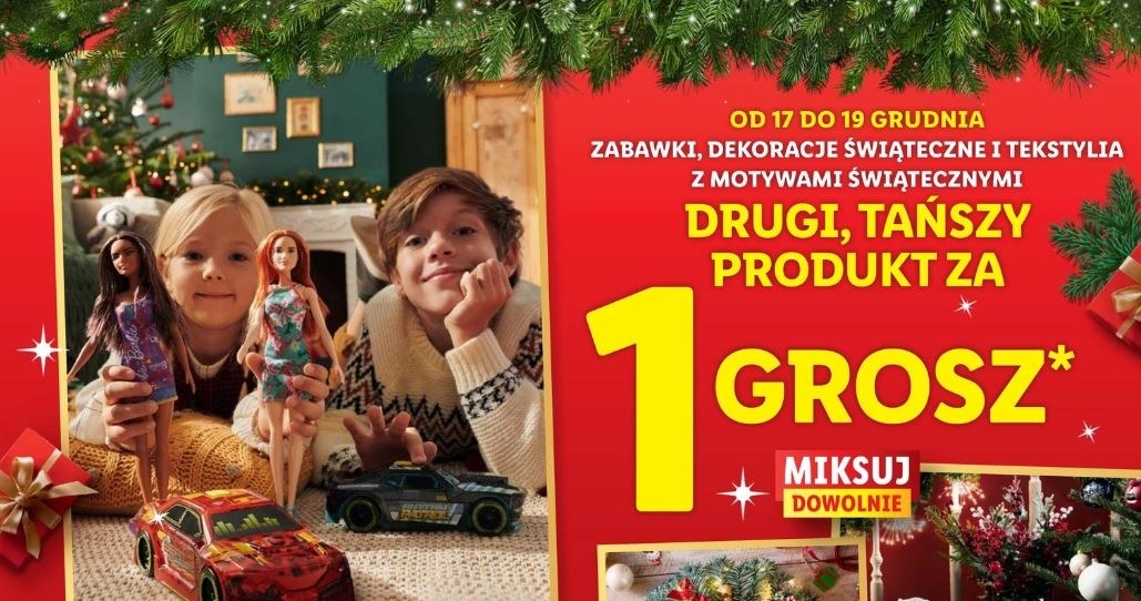 Zabawki i dekoracje za 1 grosz w Lidlu! /Lidl /INTERIA.PL