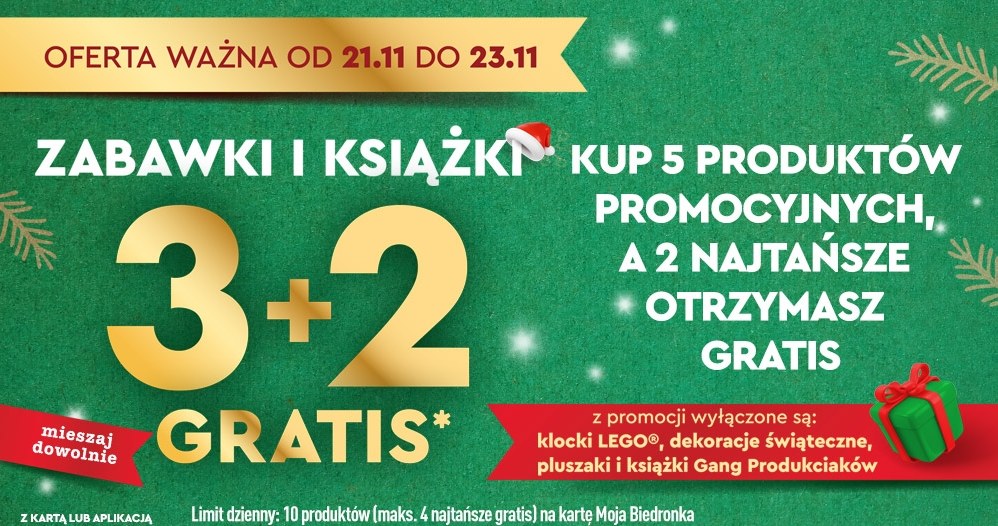 Zabawki i książki 3+2 gratis w Biedronce! /Biedronka /INTERIA.PL