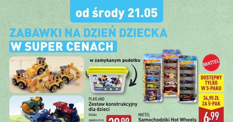 Zabawki na Dzień Dziecka w ALDI /Aldi /INTERIA.PL