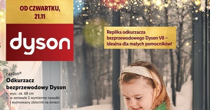 Zabawkowa replika odkurzacza Dyson w Lidlu /Lidl /INTERIA.PL