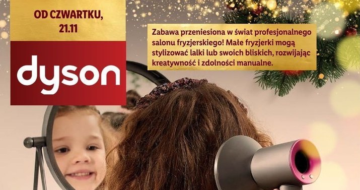 Zabawkowa replika suszarki i prostownicy Dyson w Lidlu /Lidl /INTERIA.PL