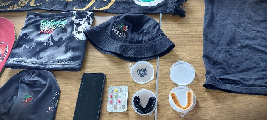 Zabezpieczone przedmioty, fot. Policja Lipsko /