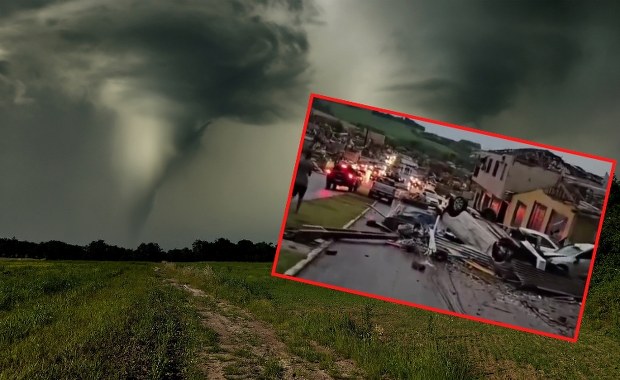 Zabici, ranni i wielkie zniszczenia. Tornado uderzyło w brazylijskie miasto