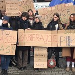  "Zabierajcie swoje piły". Protest aktywistów we Wrocławiu