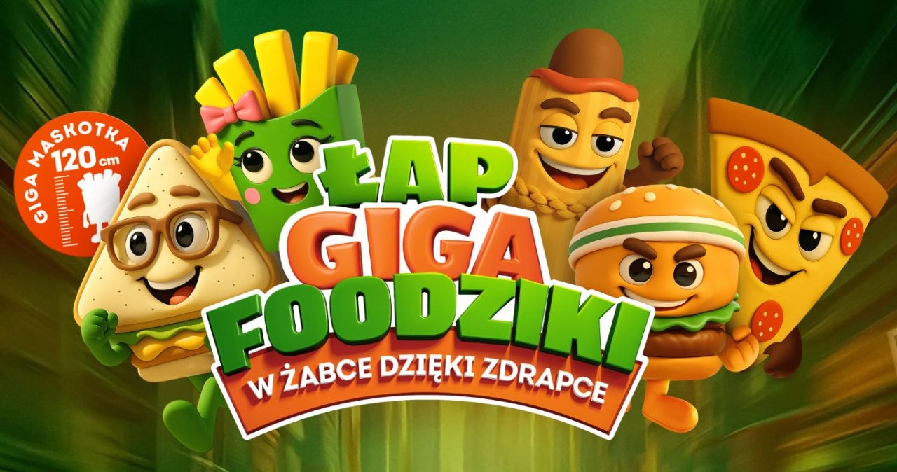Żabka rozdaje GIGA prezenty! Wiemy, jak zdobyć własnego Foodzika /Żabka/materiały prasowe /INTERIA.PL