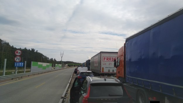 Zablokowana autostrada A1 /Gorąca Linia RMF FM