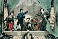 Zabójstwo prezydenta Lincolna w Teatrze Forda, 14 kwietnia 1865 /Encyklopedia Internautica