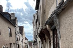 Zabytkowe domy w mieście Chateaudun