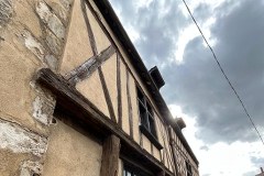 Zabytkowe domy w mieście Chateaudun