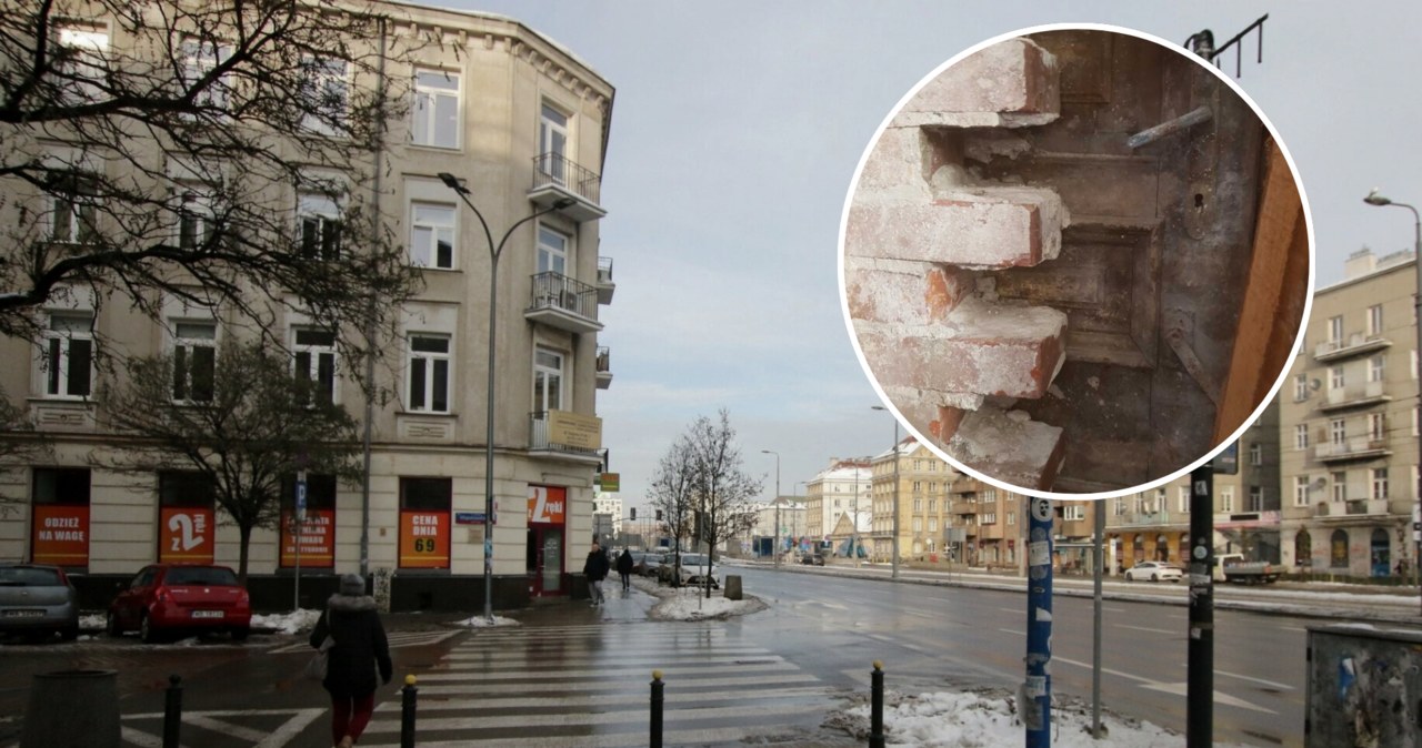 Zabytkowe drzwi odkryto podczas remontu kamienicy przy ul. Kłopotowskiego 38 /UM Warszawa, MAREK ZIELINSKI/AGENCJA SE/East News /