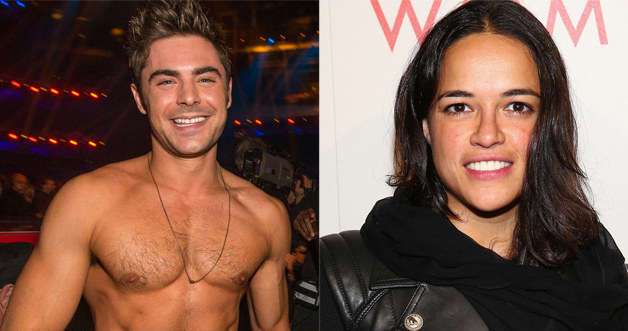 Zac Efron i Michelle Rodriguez są parą? /Christopher Polk, Imeh Akpanudosen /Getty Images