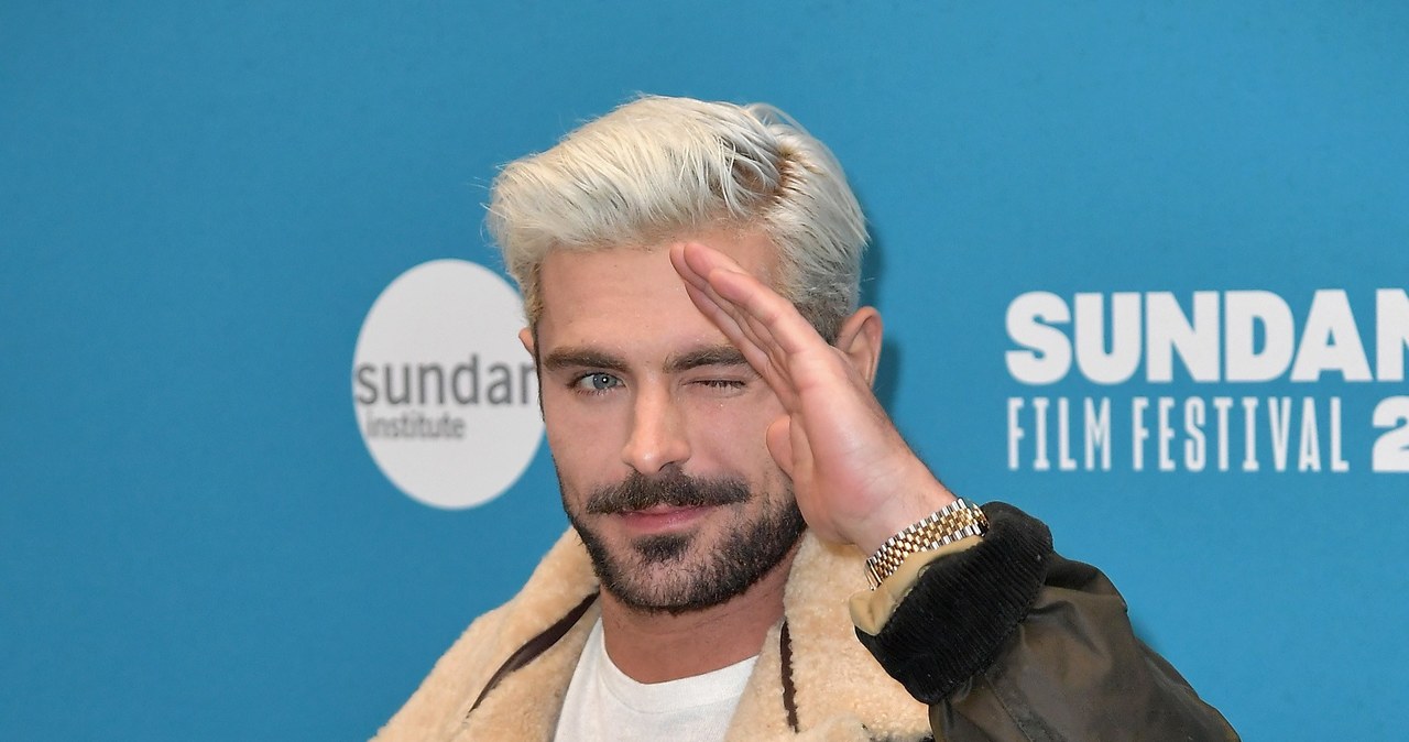 Zac Efron podczas promocji filmu "Extremely Wicked, Shockingly Evil and Vile" w Sundance /Neilson Barnard /AFP