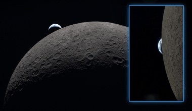 Zachód Ziemi za Księżycem. Astronauta nagrał go iPhonem