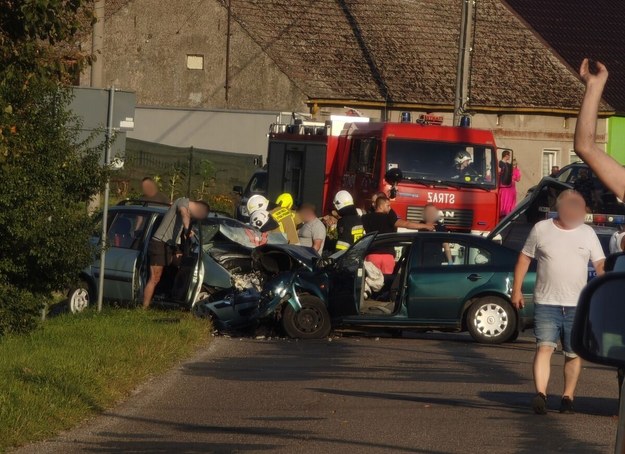 Zachodniopomorskie. Śmiertelny wypadek na DW 177 w okolicy Bronikowa /Zdjęcie nadesłane do redakcji  /RMF24