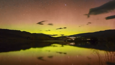 Zachwycająca zorza nad Nową Zelandią