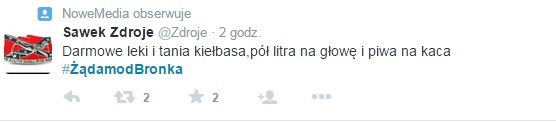 #ŻądamOdBronka na Twitterze /Twitter