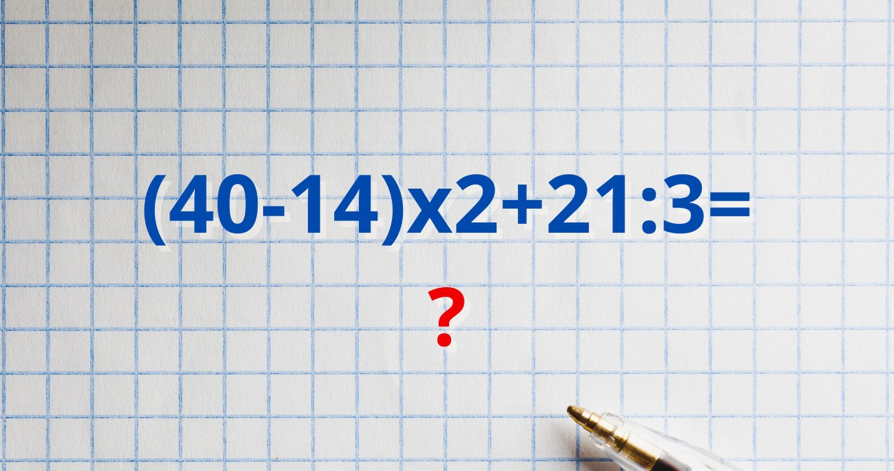 Zadanie matematyczne dla geniuszy? Sprawdź się /Canva Pro