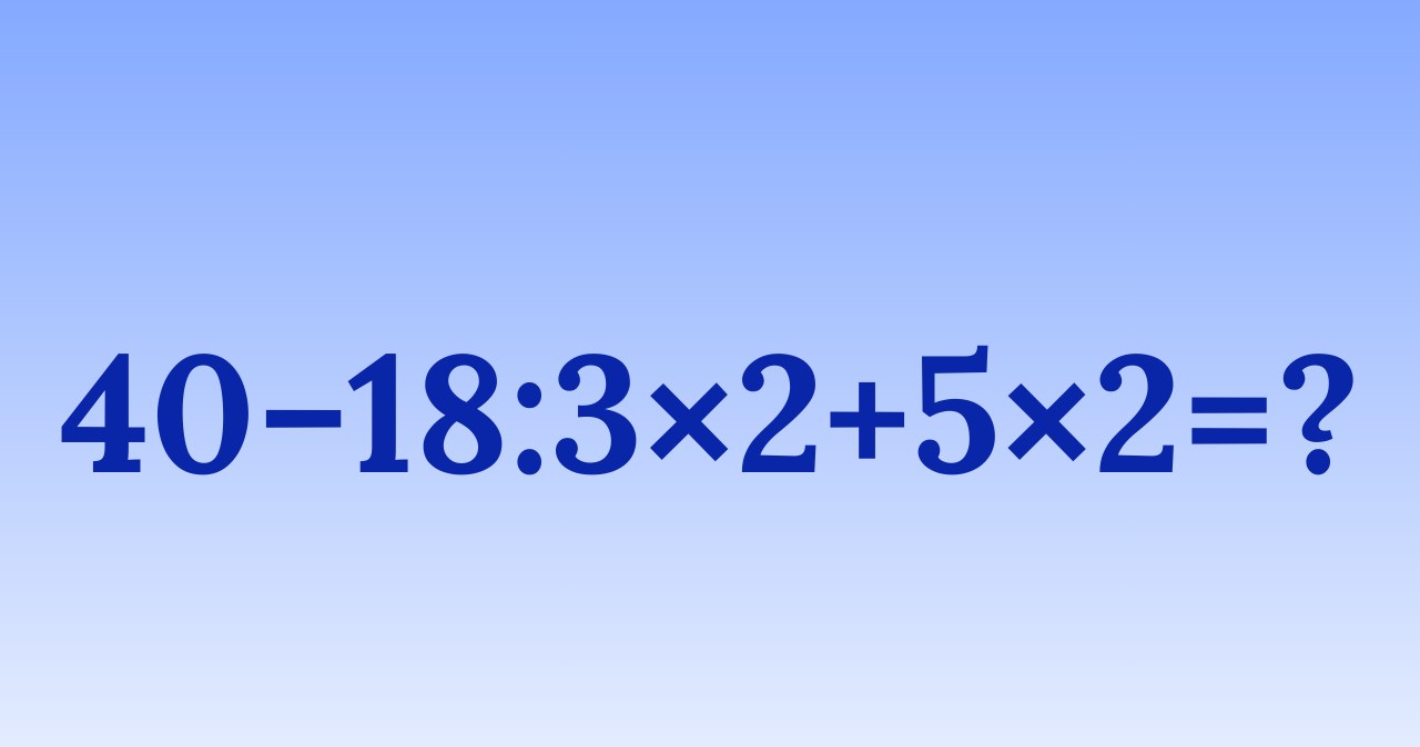 Zadanie matematyczne, które zaskakująco sporo osób rozwiązuje źle. Jak będzie w twoim przypadku? /Materiały własne