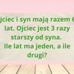 Zadanie z kartkówek. Dzieci z podstawówki dają radę, a ty?