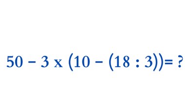 Zadanie z podstawówki, a wiele osób popełnia błąd. Podasz poprawny wynik?
