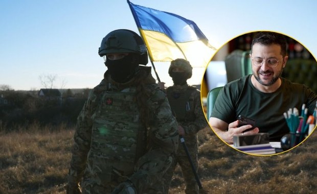 Zadowolony Zełenski przekazuje dobre wieści