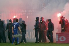 Zadyma na stadionie w Chorzowie podczas derbów Śląska