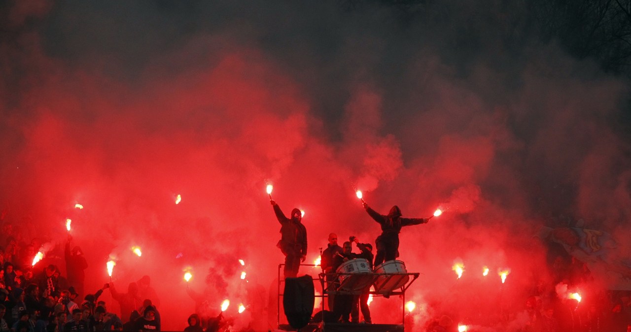 Zadyma na stadionie w Chorzowie podczas derbów Śląska