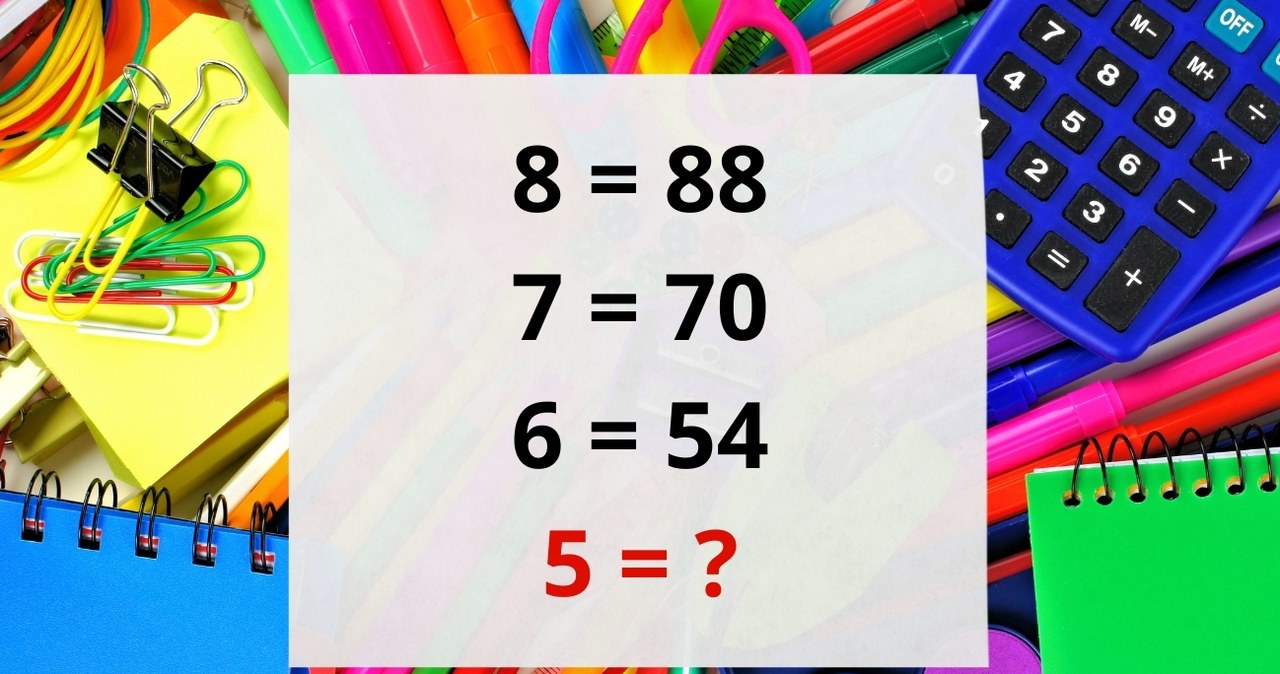 Zagadka matematyczna dla spostrzegawczych. Odkryj ukryty schemat /Canva Pro /Canva Pro