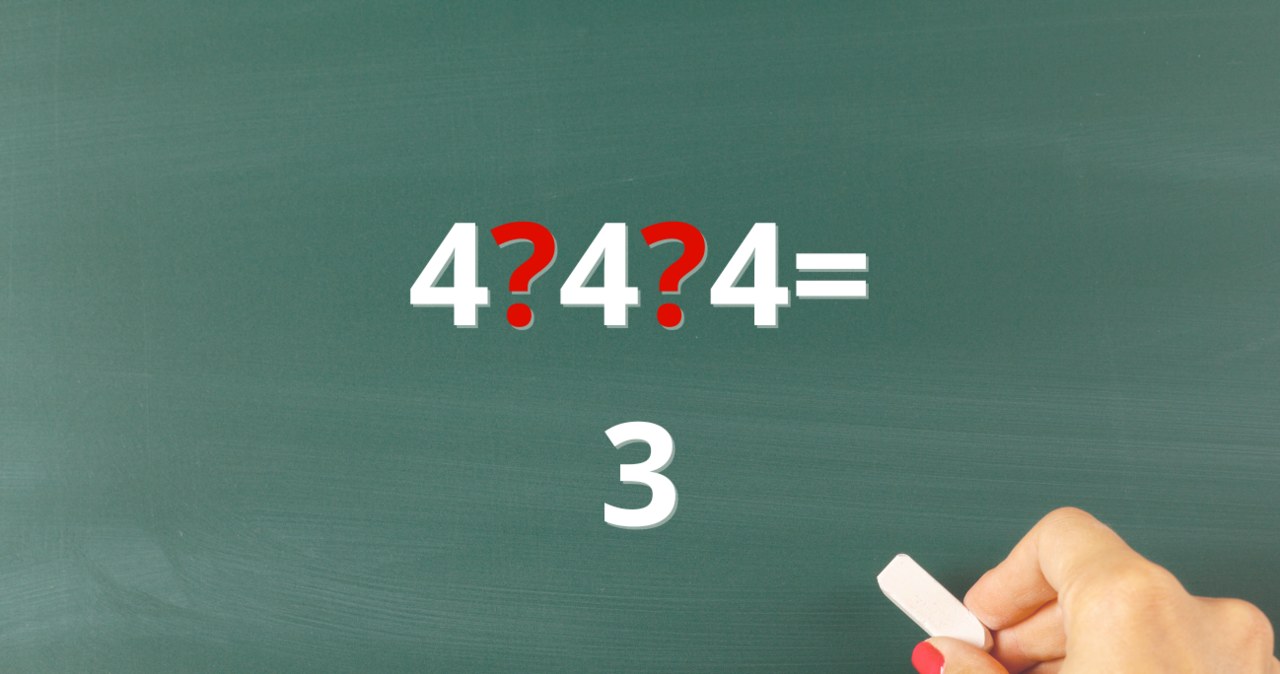 Zagadka matematyczna dla spryciarzy. Co skrywa znak zapytania? /Canva Pro