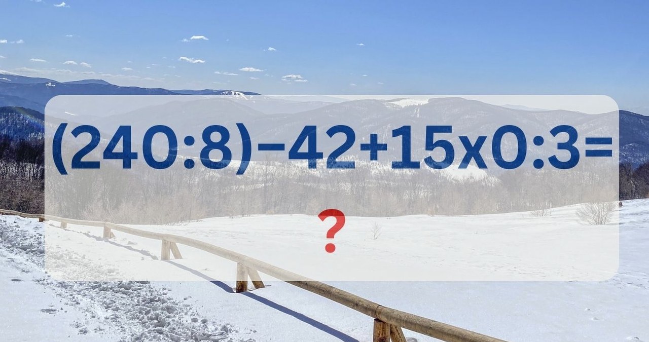 Zagadka matematyczna - jaki będzie wynik? /Canva Pro /Canva Pro