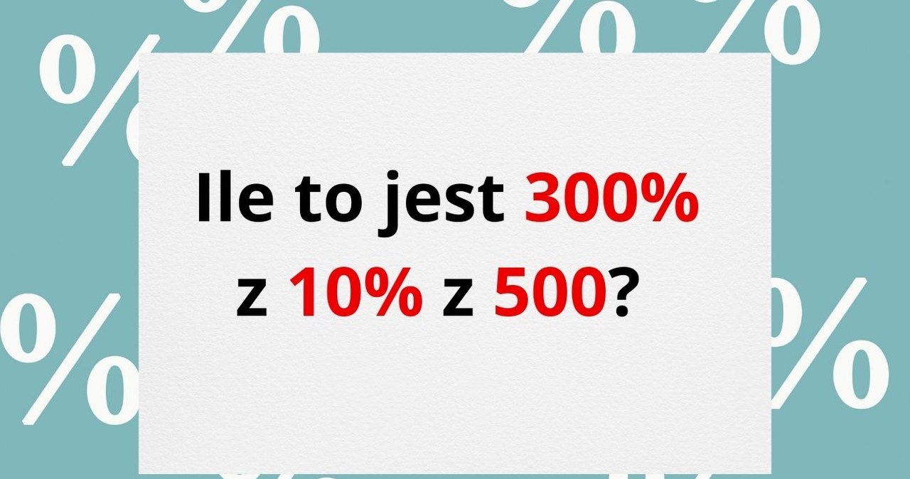 Zagadka matematyczna, którą każdy powinien rozwiązać w pamięci /Canva Pro /Canva Pro