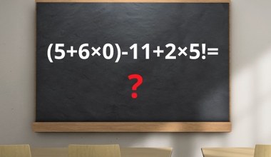 Zagadka matematyczna, która potrafi zmylić. Pomyśl, zanim odpowiesz