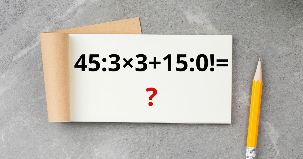 Zagadka matematyczna, która sprawdzi twoją wiedzę. Czy wiesz, jak obliczyć silnię? /Canva Pro