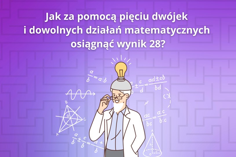 Zagadka matematyczna, która wstrząsnęła internetem. Ułożysz poprawne równanie?