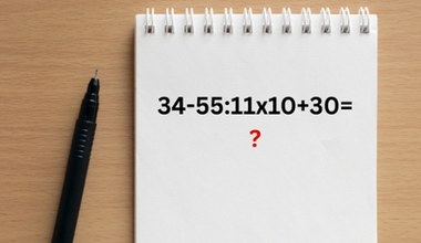 Zagadka matematyczna na czas. Podaj prawidłowy wynik w mniej niż 15 sekund