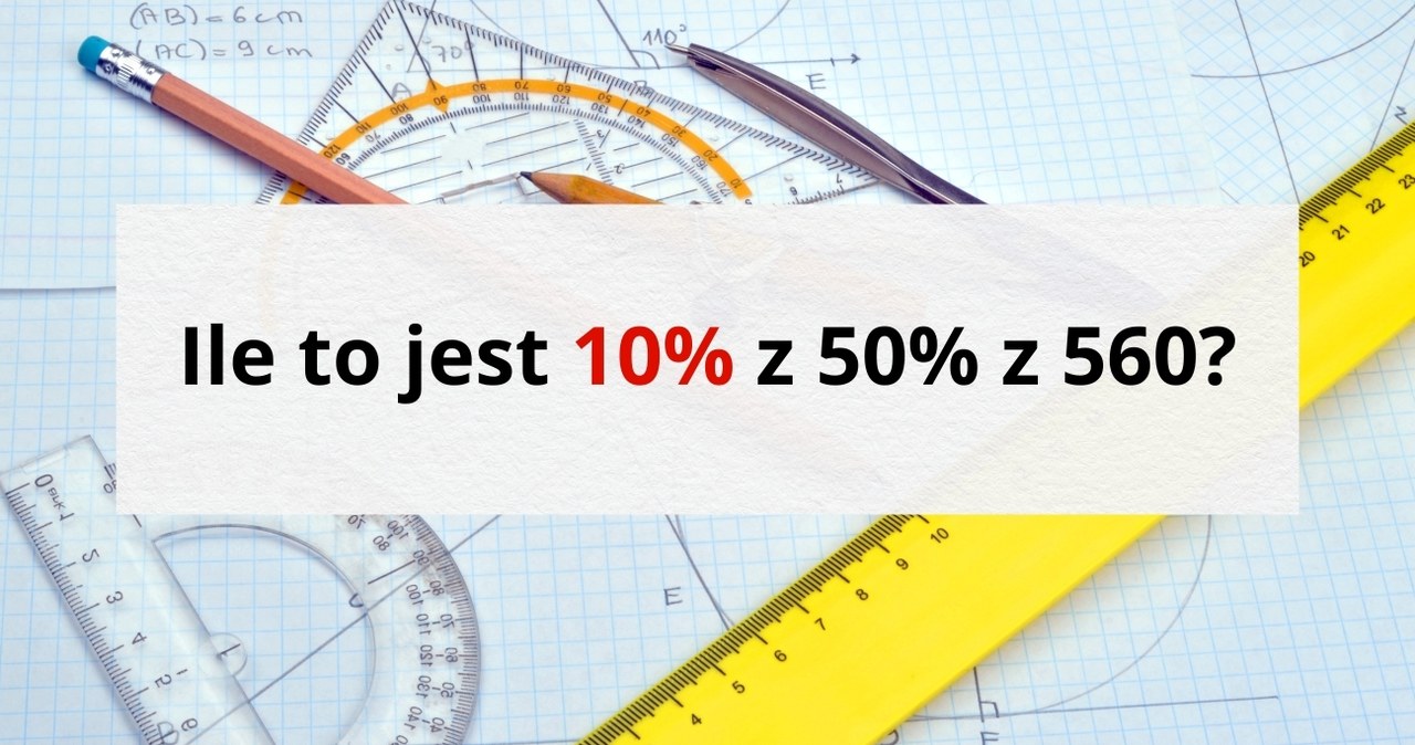 Zagadka matematyczna na dziś. Czy pamiętasz, jak działają procenty? /Canva Pro /Canva Pro