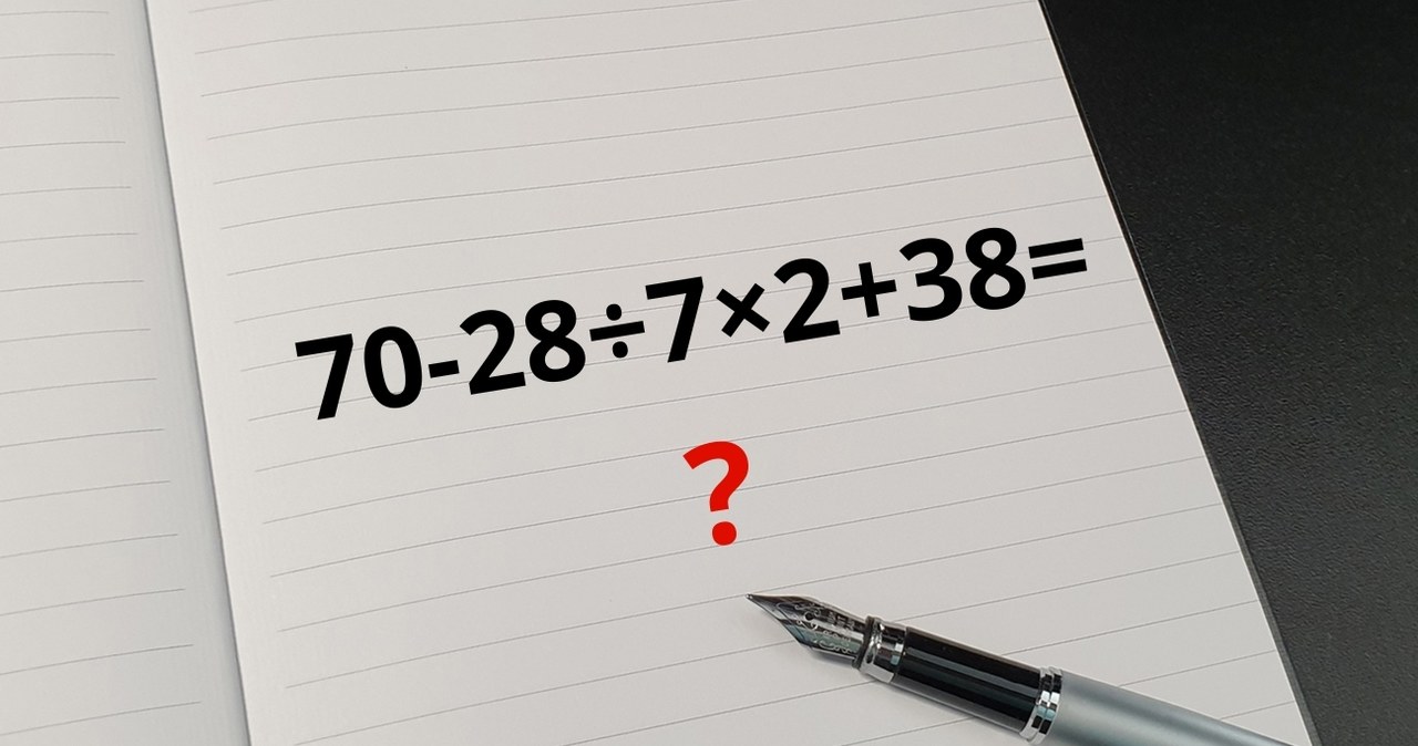 Zagadka matematyczna na dziś. Nie każdy poda prawidłowy wynik /Canva Pro /Canva Pro