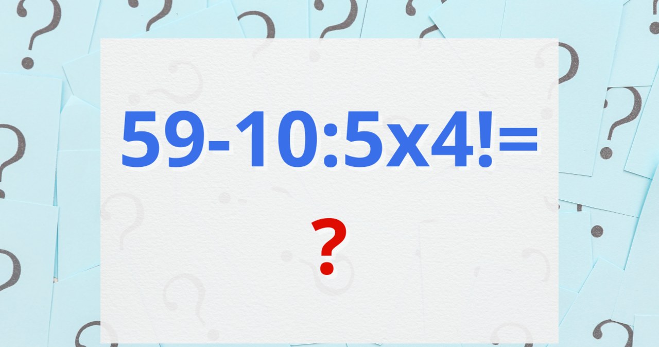 Zagadka matematyczna na nowy rok szkolny. Jaki jest wynik? /Canva Pro