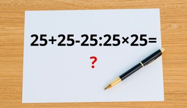 Zagadka matematyczna na spostrzegawczość. Przetestuj swój umysł
